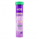 H&B C+Cink pezsgőtabletta (feketeribizli) 20db 