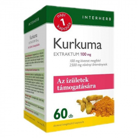Interherb Napi 1 Kurkuma Extraktum 100mg kapszula 60db