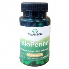 Swanson Bioperine (95% piperine) 10mg kapszula 60db