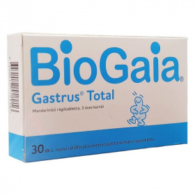 Biogaia Gastrus Total rágótabletta (mandarin ízű) 30db