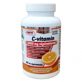 Jutavit C-vitamin 1000mg Forte rágótabletta + D3-vitamin + csipkebogyó kivonat 60db