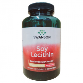 Swanson Szója lecitin GMO-mentes 1200mg lágyzselatin kapszula 90db