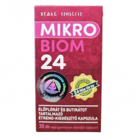 Mikrobiom 24 élőflórát és butirátot tartalmazó étrend-kiegészítő kapszula 30db