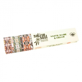 Green Tree füstölő pálca - native soul white sage cedar 15g