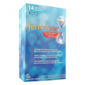 Ferrotone vastartalmú forrásvíz 14x20ml