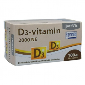 JutaVit D3-vitamin 2000NE 50μg lágykapszula 100db