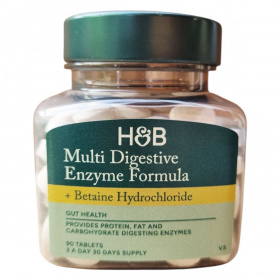 H&B Multi Digestive&Enzim tabletta 90db