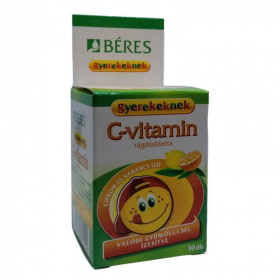 Béres C-vitamin rágótabletta gyerekeknek 30db