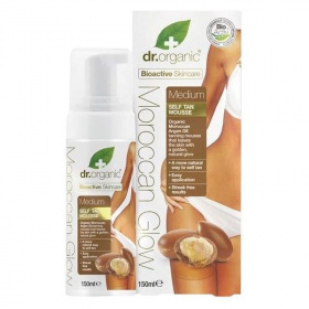 Dr.Organic Moroccan Glow Önbarnító hab - medium 150ml