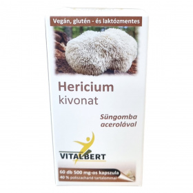 Vitalbert Hericium kivonat (süngomba acerolával) kapszula 60db