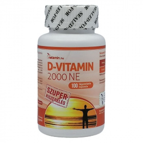 Netamin D-vitamin 50mcg (2000IU) lágyzselatin kapszula - Szuper Kiszerelés 100db