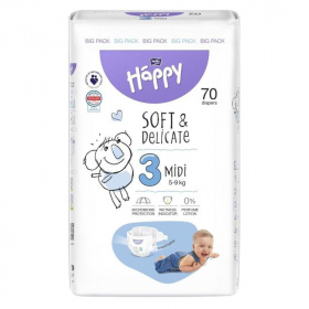 Bella Baby Happy nadrágpelenka - midi (5-9kg) 70db