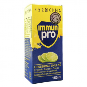 ImmunPro liposzómás emulzió étrendkiegészítő citrom-lime ízesítéssel 150ml