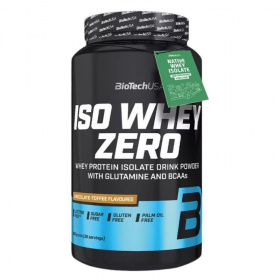 BioTechUSA Iso Whey Zero (csokoládé-toffee) tejsavó fehérjepor 908g
