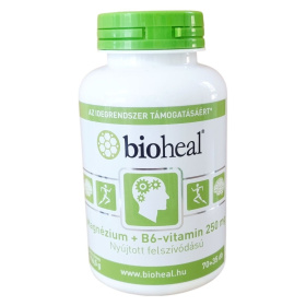 Bioheal Magnézium + B6-vitamin 250mg nyújtott felszívódású tabletta 70+35db