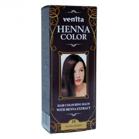 Venita Henna Color színező hajbalzsam nr. 18 - fekete meggy 75ml