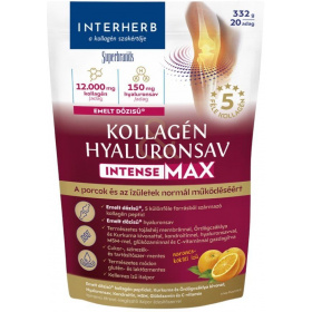 Interherb Kollagén Hyaluronsav Intense-Max porcépítő italpor - narancs ízű 332g