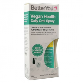 BetterYou Vegan Health vegán szájspray a vegán étrend támogatására 25ml