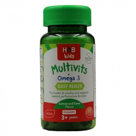 H&B Gyerek Multivitamin+Omega-3 gumivitamin 30db