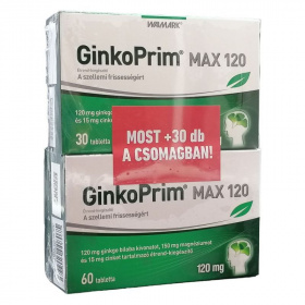 GinkoPrim MAX 120mg tabletta 90db