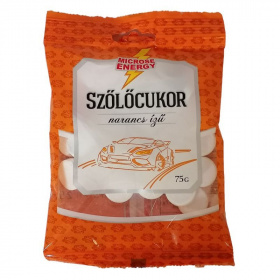 Microse Energy szőlőcukor - narancs 75g