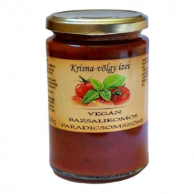 Krisnavölgyi bazsalikomos paradicsomszósz 340g