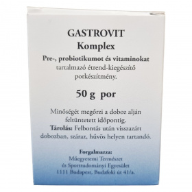 Gastrovit Komplex prebiotikum, probiotikum és vitamin por 50g