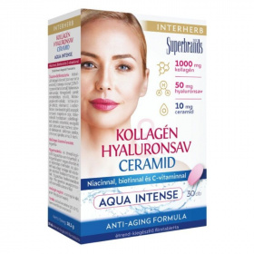 Interherb Kollagén Hyaluronsav tabletta - ceramid 30db