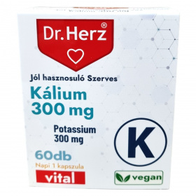 Dr. Herz Szerves Kálium 300mg kapszula 60db