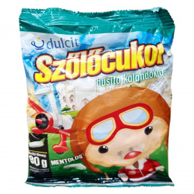 Dulcit szőlőcukorka - mentolos ízű 80g